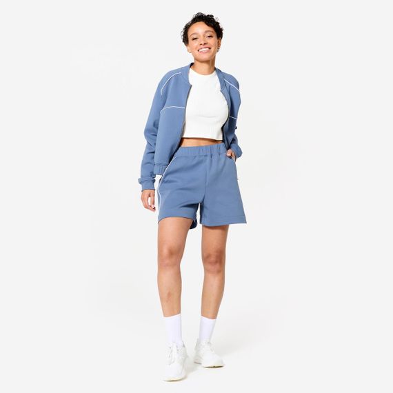 Шорти жіночі блакитні/білі - L | Зображення 1