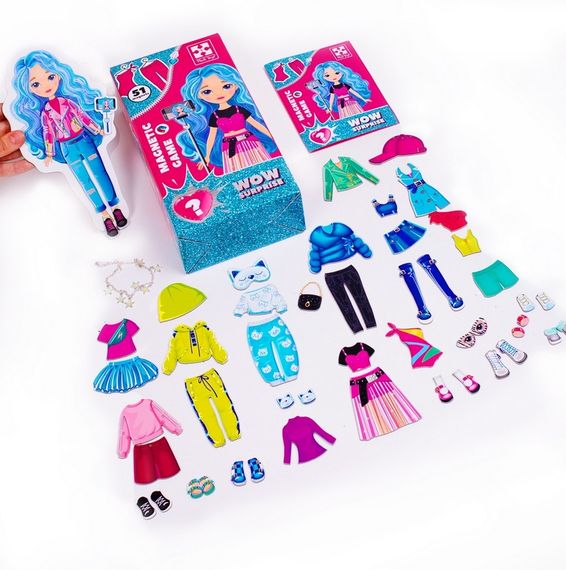 Магнітна гра-одягалка WOW Surprise "Bloger" VT 3210-12 Vladi Toys, в коробці (4820234763221) | Зображення 2