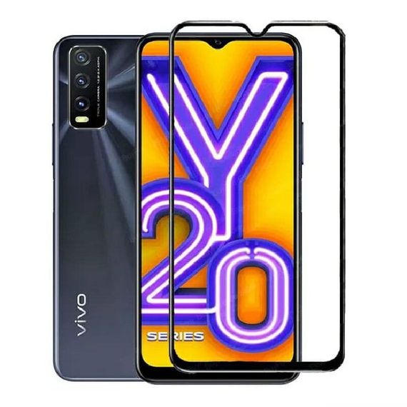 Захисне скло 2.5D на весь екран для Vivo Y20