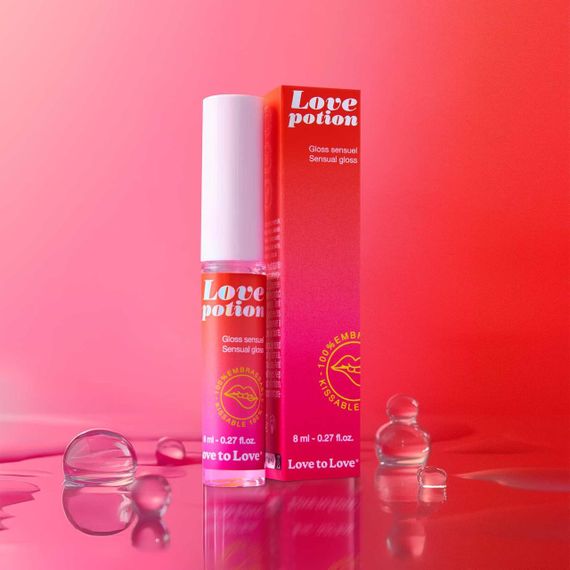 Стимулювальний блиск для губ Love To Love Love Potion - Gloss Sensuel 8 мл Sex Aura | Зображення 1