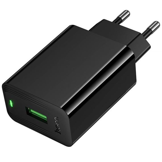 МЗП Hoco CS92A Leader 18W+QC3.0 (1USB-A) Black | Зображення 2