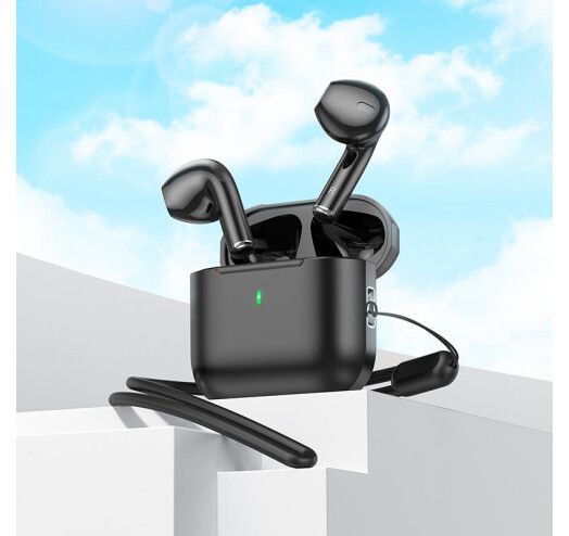 Навушники бездротові HOCO EW53 Lucky true wireless BT headset Black | Зображення 1