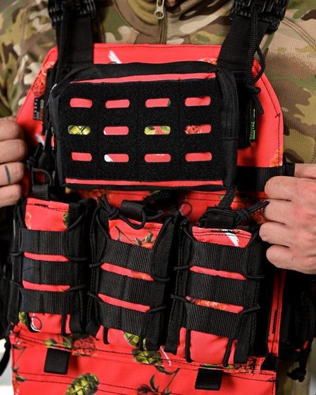 Плитоноска 4 быстрых сброса с напашником NETFLIX RUN   ПП4637 | Зображення 5