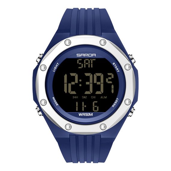 Часы Sanda 6093 Blue-Silver