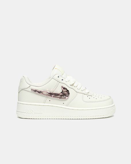Кросівки бежеві Air Force 1 Low ‘Molten Metal Pink Swoosh ‘ / аір форс весна / літо / осінь Nkaf16 39 25 см | Зображення 7
