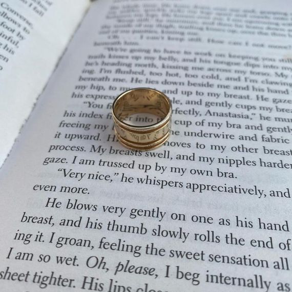 Широкое кольцо из желтого золота 16 | Зображення 4