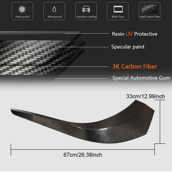 Вставки в передній бампер (для AMG-Line 2015-2018, Карбон) для Mercedes S-class C217 Coupe рр | Зображення 5