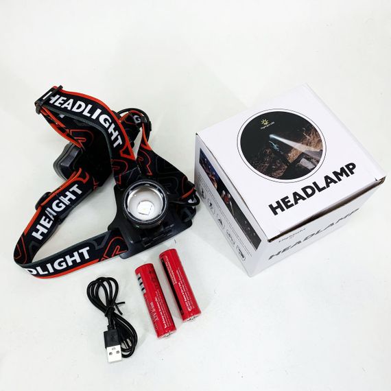 Мощный универсальный аккумуляторный налобный фонарь, Фонарь налобный для строителя SZ-48 | Зображення 5