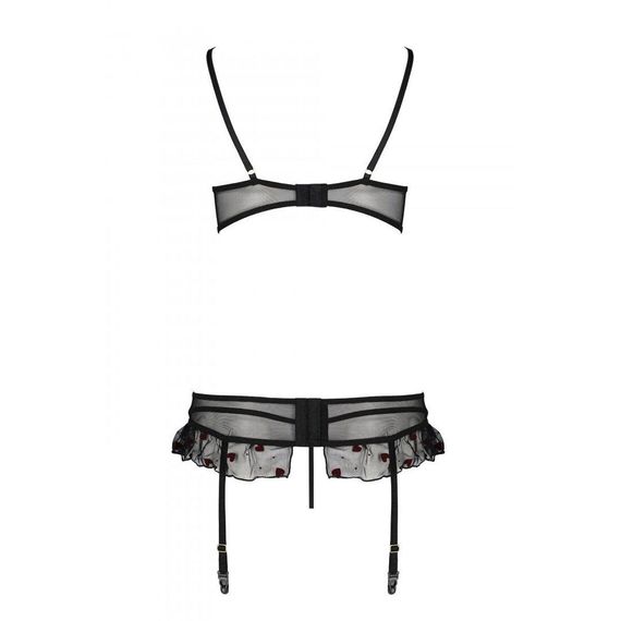 Сексуальний комплект з поясом для панчіх LOVELIA SET black L/XL - Passion, L/XL | Зображення 5