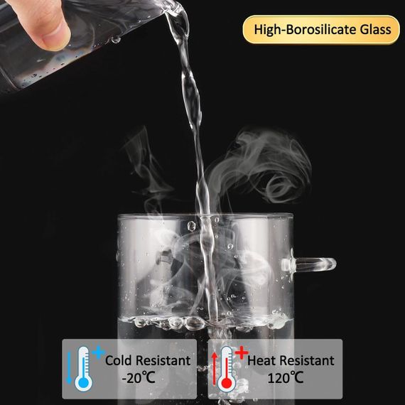 Банки для хранения набор 4 шт 500 мл стеклянные емкости с ложкой, крышкой, наклейками для кухни чая кофе круп | Зображення 6