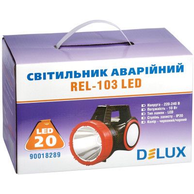 Ліхтар Delux REL-103 20 LED 10W (90018289) | Зображення 3