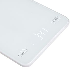 Ваги кухонні Adler AD 3177 white електронні/ 10кг/ г; мл, унція/ USB type C/ автовимкнення/ скло