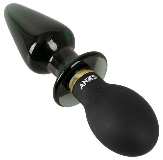 Анальний стимулятор - ANOS Double-Ended Butt Plug With Vibration Sex Aura | Зображення 4