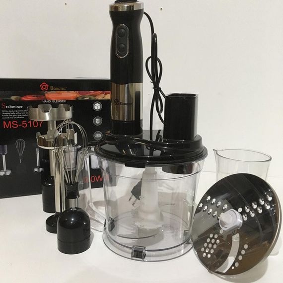 Блендер погружной многофункциональный 6-в-1 Domotec MS-5107 XR-181 800 Вт | Зображення 3