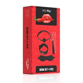 Набір БДСМ - Erospace Wild Play BDSM Set 4 pcs C9