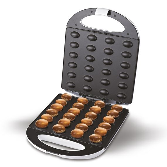 Горішниця електрична Adler AD 3039 XL біла, форма для горішків з антипригарним покриттям