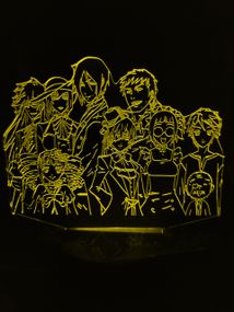 Акриловый светильник-ночник Темный Дворецкий желтый tty-n000852