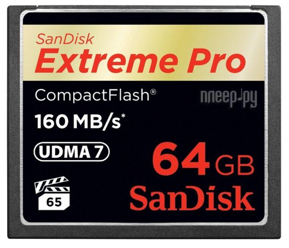 Карта пам'яті SanDisk CompactFlash Extreme Pro 64GB | Зображення 1