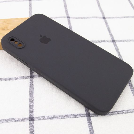 Чехол Silicone Case Square Full Camera Protective (AA) для Apple iPhone XS Max (6.5") | Зображення 1
