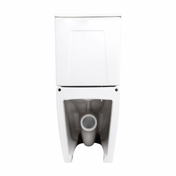 Унітаз підлоговий Qtap Evia Ultra Quiet 630×350×795 мм із сидінням Soft-close, White QTEVI27W49258 | Зображення 6