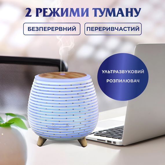 Зволожувач повітря Holdmay Aroma Diffuser 140ml Білий | Зображення 3