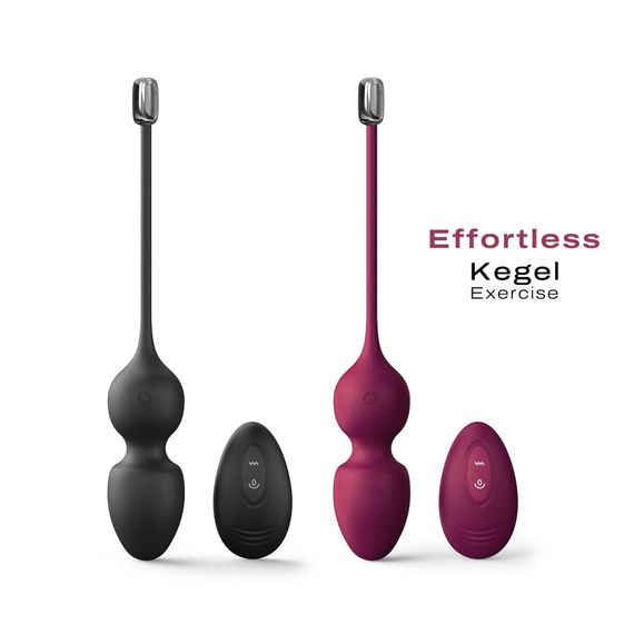 Вагінальні кульки Dorcel LOVE BALLS PLUM, вібрації та рухи внутрішньої кульки, пульт ДК | Зображення 6