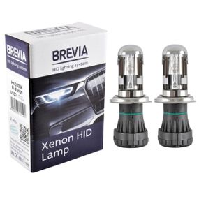 12450 BREVIA Автолампа H4, 5000K,85V,35W P43t-38 KET,(2шт.) XENON