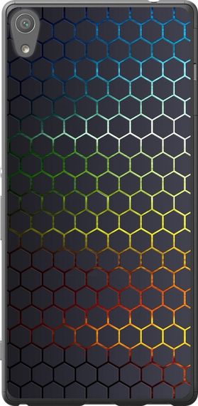 Чехол на Sony Xperia XA Ultra Dual F3212 Переливающиеся соты "498u-391-17620"
