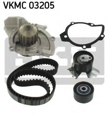 Комплект ременя ГРМ з водяним насосом FORD KUGA II (DM2) 2.0 TDCi (Вир-во SKF) SKF VKMC03205 на CITROËN C4 II (B7)