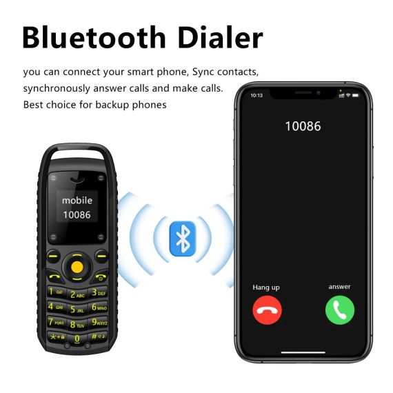 Кнопковий Міні мобільний телефон 2 SIM SERVO | Зображення 5