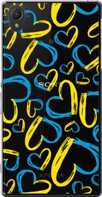Чехол на Sony Xperia Z2 D6502/D6503 Сердца UA "5292u-43-17620"