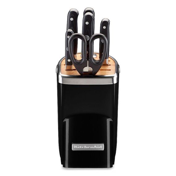 Набор ножей Professional Series KitchenAid KKFMA07OB, черный | Зображення 1