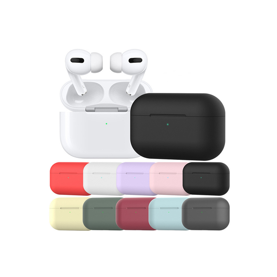 Силіконовий чохол для навушників Airpods PRO (Бузковий) | Зображення 1