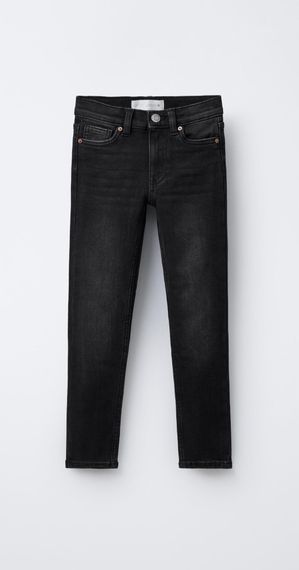 Підліткові теплі джинси для хлопчика Zara 164 см Чорні (26021701F)