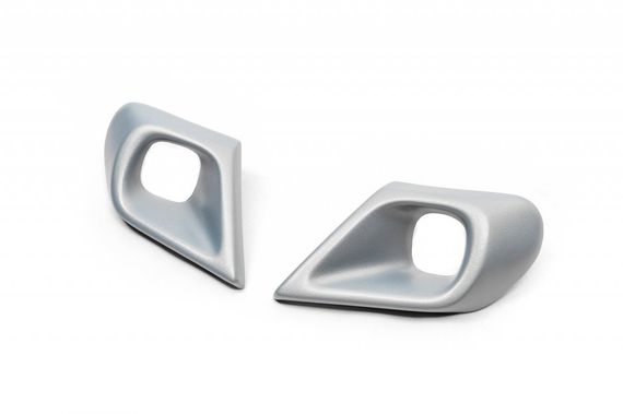 Накладки на противотуманки(ABS, серая) для Dacia Duster 2018-2024 гг | Зображення 3