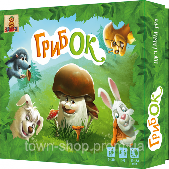 Детская настольная игра ГрибОК 800170 развивающая