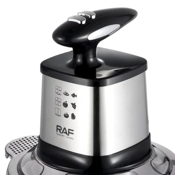 Измельчитель кухонный электрический (Чоппер) RAF R.7703 300Вт с металлической чашей 3 л | Зображення 3