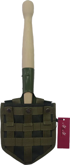 Саперна лопата М&М МСЛ50 Хакі в чохлі з MOLLE 2 Olive green Хакі (213359) | Зображення 1