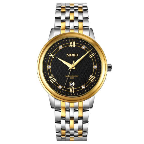 Годинник S2kmei 9272TGDBK-B Gold/Silver-Black Men