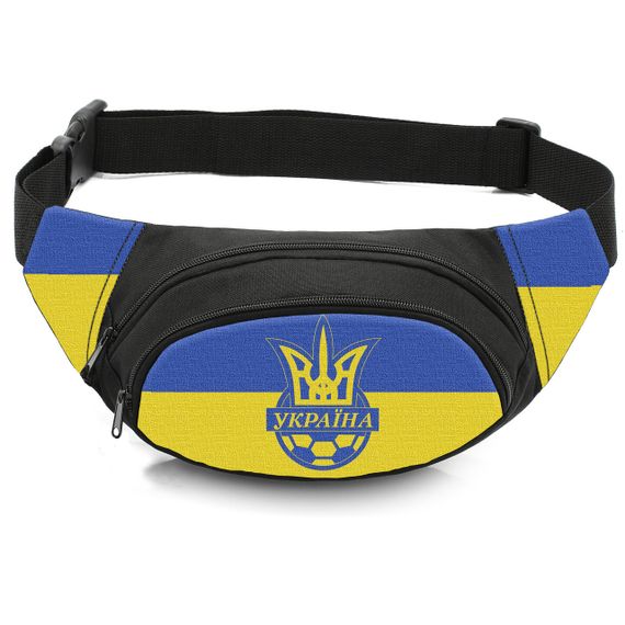 Сумка-бананка детская с принтом Футбол поясная сумка для мальчика (4657)