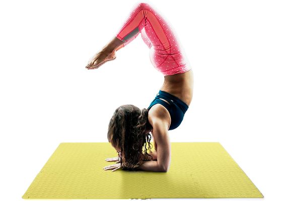 Мат-пазл EasyFit SwallowTail EVA 120х60х1 см татамі ластівчин хвіст Жовтий (EF-1950-30-Y) | Зображення 2