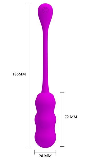 Виброяйцо с дистанционным управлением PrettyLove - Leshy, BI-014868W sexstyle | Зображення 4