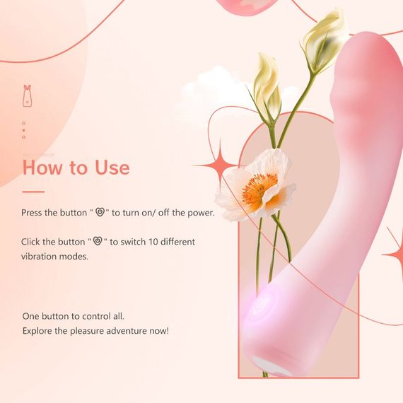 Вибратор для точки G BeYourLover Cloud IPO, розовый, 15.3 х 3.6 см Sex Aura | Зображення 4
