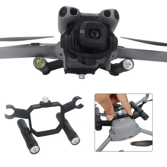 Підсвітка для дрона DJI Mini 5 Pro Night Flight LED Black з кріпленням (DJI-M5P-LIGHT) | Зображення 2