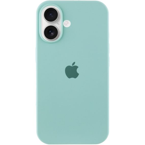 Чохол Silicone Case Full Protective (AA) для Apple iPhone 16 (6.1") Бірюзовий / Beryl