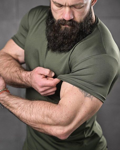 Тактична футболка для відведення поту odin вселенна олива ДЛ6543 | Зображення 4