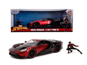 Машина металева Ford GT Marvel Comics Людина-павук із фігуркою Майлза Моралеса