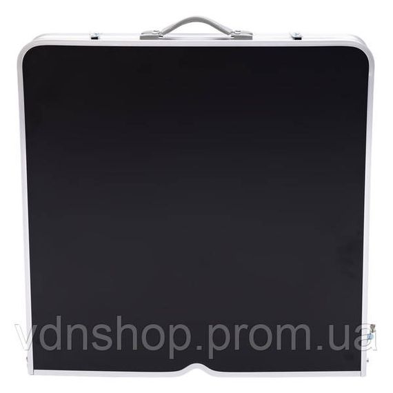 Розкладний стіл + 4 стільці кемпінговий набір для пікніка, риболовлі, відпочинку, туризму Чорний JY-12061B | Зображення 1