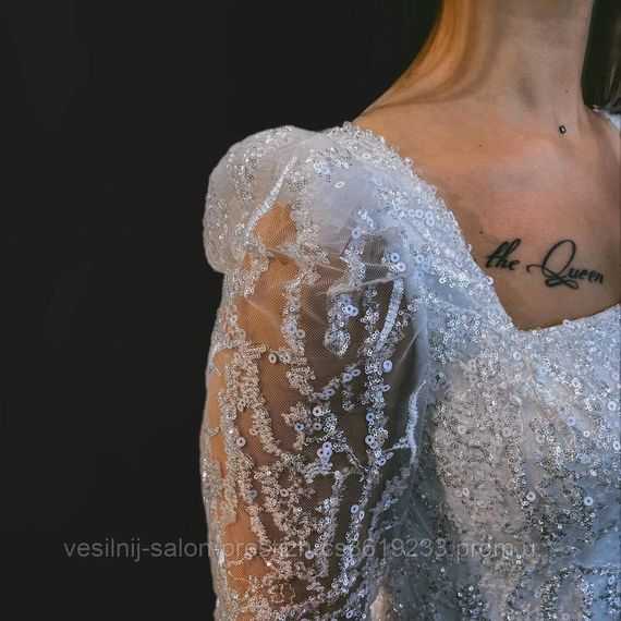 Свадебное платье с паеткой | Зображення 1