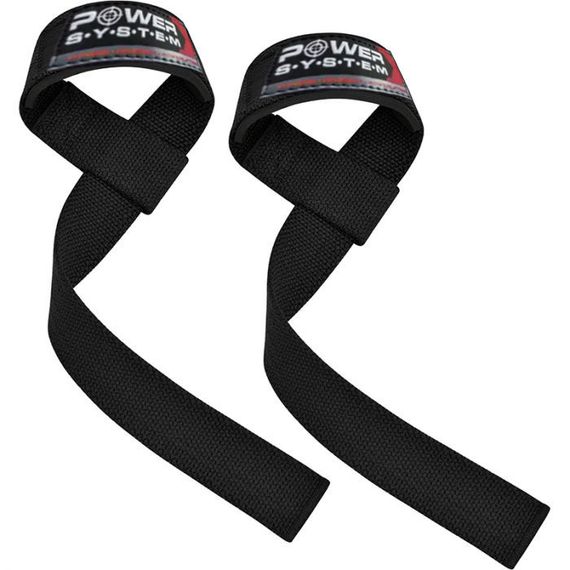 Лямки для тяги Power System PS-3400 Power Straps Black/Red | Зображення 3